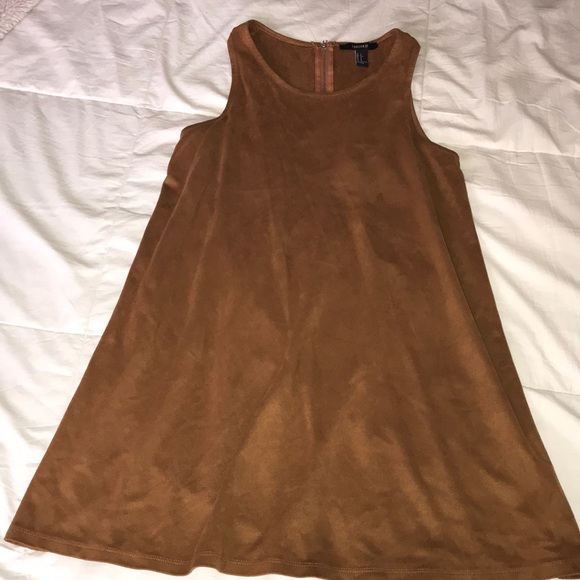 Forever 21 Dresses & Skirts - Small brown comfy flowy dress, forever 21